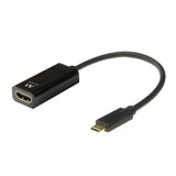 Ewent Ew9823 Adaptador De Cable De Vídeo 0,15 M Usb Tipo C Hdmi Tipo A (Estándar) Negro Ewent Conversor Usb-C A Hdmi Hembra 4k/30hz