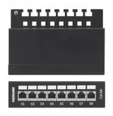 Intellinet 8-Port Cat6a Patchpanel Ftp Desktop Negro