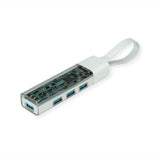 EAN 7630049635111 - ROLINE 14.02.5062 hub de interfaz USB Tipo C 5000 Mbit/s Blanco imagen 5