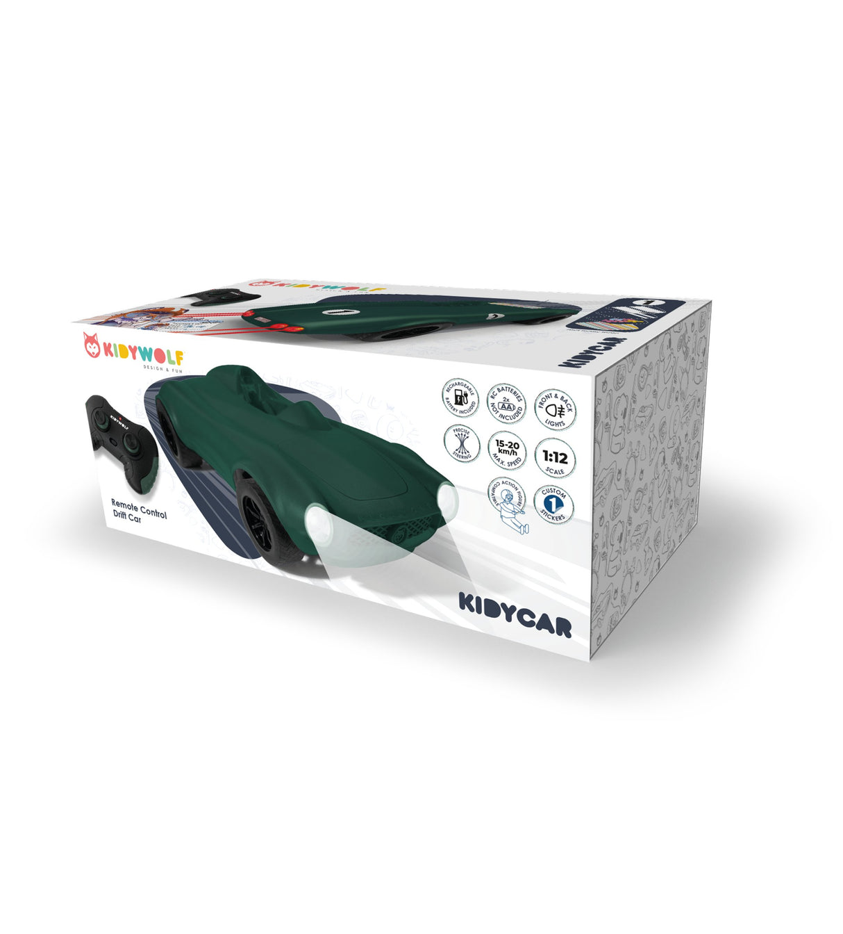 EAN 5407009180507 - KIDYWOLF 418050 modelo controlado por radio Coche deportivo Motor eléctrico 1:12 imagen 10
