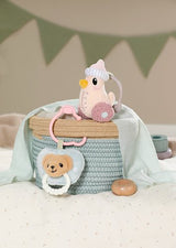 Zapf Creation Schnuller Para Babys Baby Born Mit Beissring Und Clip Teddy-Design Waschbar 839362