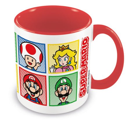 Taza Personajes Super Mario 325ml
