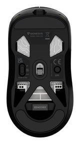 EAN 5901969444827 - GENESIS Zircon 660 ratón Juego mano derecha RF Wireless + Bluetooth + USB Type-A Óptico 12000 DPI imagen 11