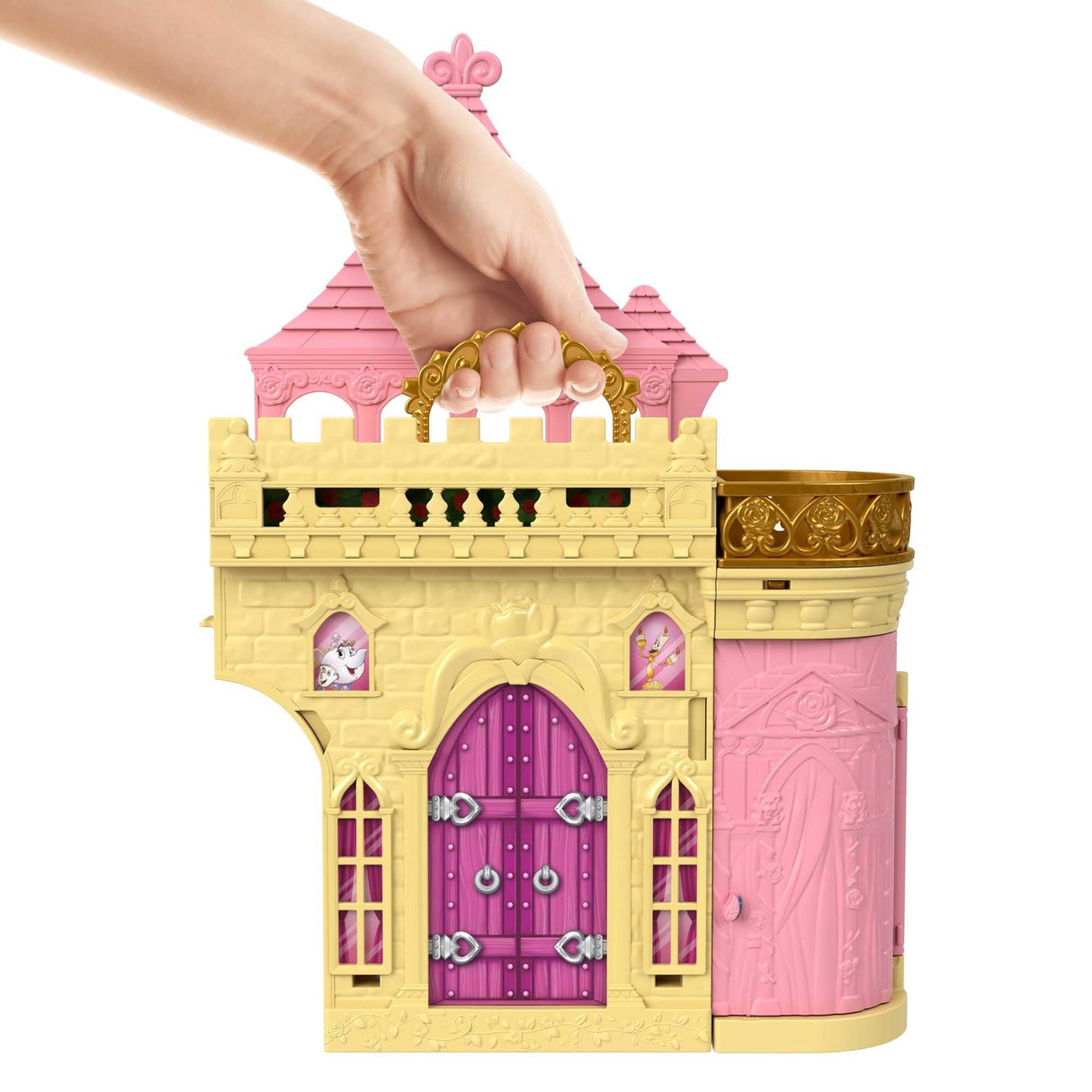 Mattel Disney Princess Belle'S Magical Surprise Castle Playset Play Building Hlw94
