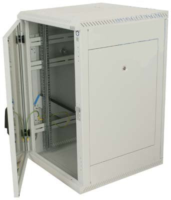 Triton Rma-27-A88-Cax-A1 Armario Rack De 19" 27u, 800x800mm, Puerta De Vidrio, Gris