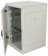 Triton Rma-27-A88-Cax-A1 Armario Rack De 19" 27u, 800x800mm, Puerta De Vidrio, Gris