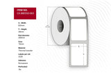 Label 102 X 64mm, Core 76mm,  Thermal Transfer, Polyester,