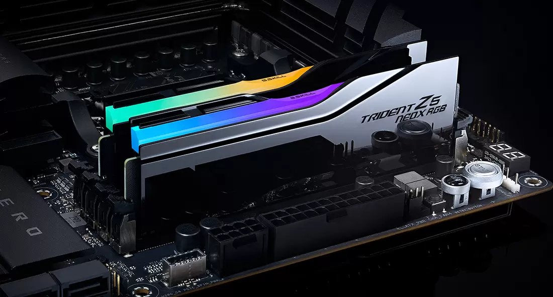 G.Skill Dimm 32 Gb Ddr5-6000 (2x 16 Gb) Dual-Kit (Negro, F5-6000a3038f16gx2-Tz5nxrn, Trident Z5 Neo X Rgb) F5-6000a3038f16gx2-Tz5nxrn