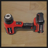 EAN 4006825647730 - Einhell TE-HA 18 Li Pistola de aire caliente 200 l/min 550 °C Negro, Rojo imagen 10