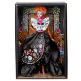 Muñeca Mattel Barbie Signature Día De Muertos 2024 Coleccionable Con Vestido Negro Con Volantes Hrm72