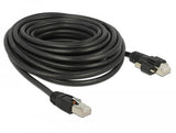 Delock Cable Cat.6 Rj45-M > Rj45-M M. Schrauben Smp 10.0m