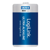 Logilink Mono - Batería 2 X D - Alcalino