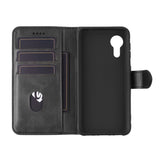 Wales Xcover7 Galaxy. Wallet  Cover Black. Material: 100%