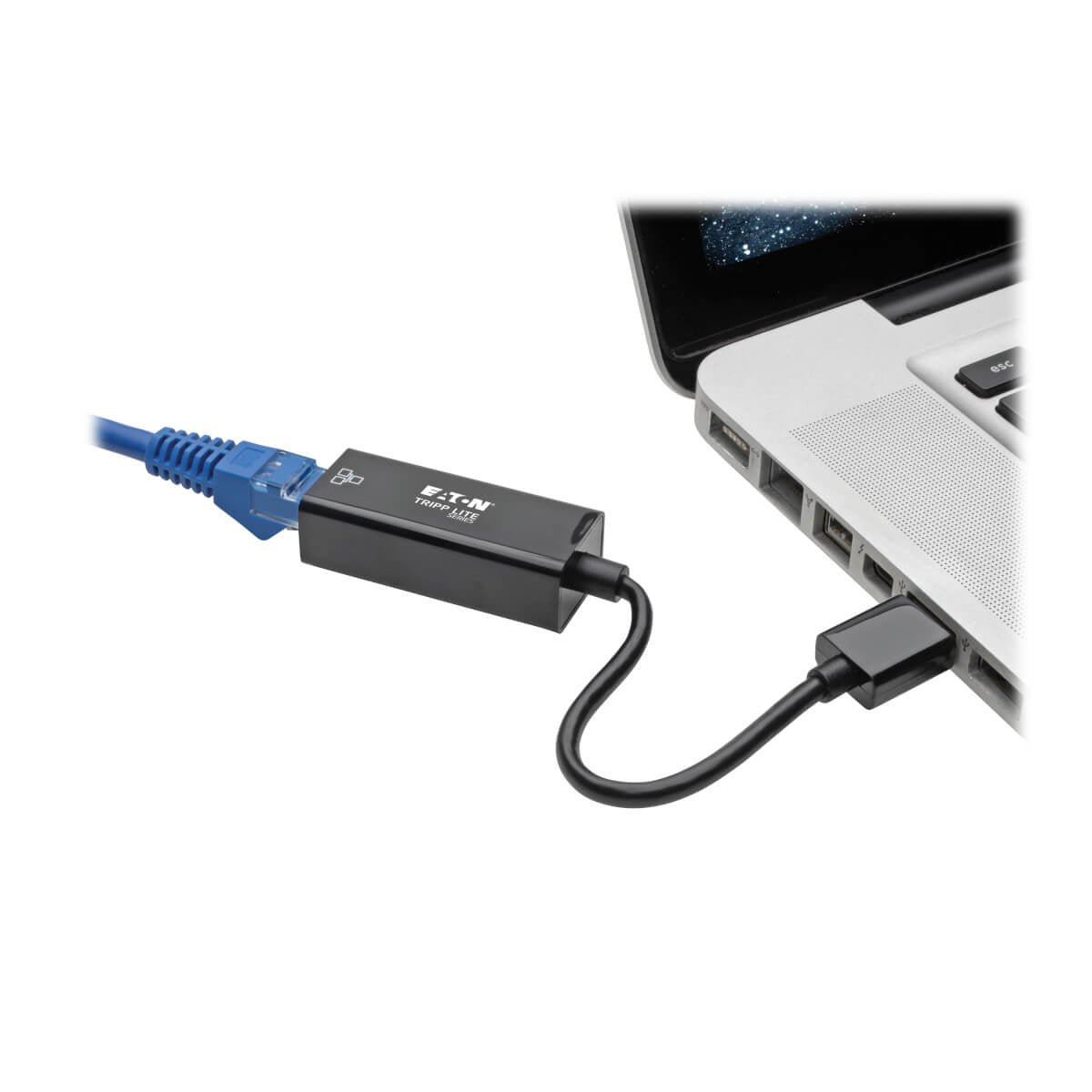 Tripp Lite U336-000-R Adaptador De Red Nic Usb 3.0 A Gigabit Ethernet, 10mbps / 100mbps / 1000mbps, Negro