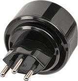 Brennenstuhl 1508642 Adaptador De Enchufe Eléctrico Tipo J (Ch) Negro