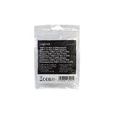 Adaptador Usb-C Macho 90º Acodado A Usb-A Hembra 15w  10gb/S Otg Cable De 0.20m Negro Logilink Bulk