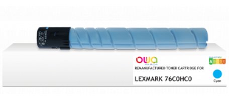 Owa Toner Compatible Con Lexmark 76c0hc0 Cyan (34.000 S.)
