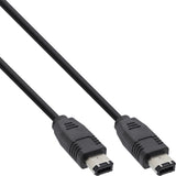Inline Firewire 400 1394 Cable 6 Pines Macho A Macho 5m