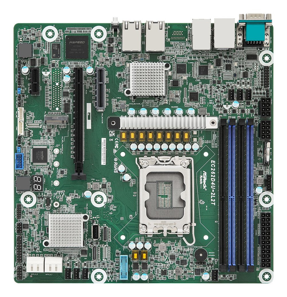 Asrock Placa Base Ec262d4u-2l2t Micro-Atx Socket 1700 Ddr5-Only Single
