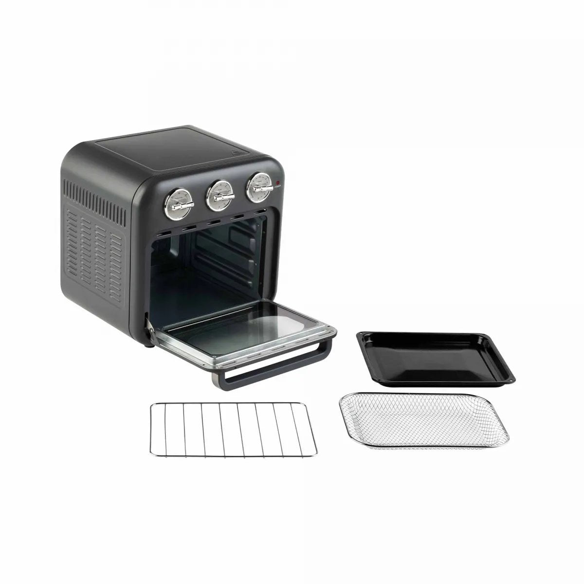 Jata Oven With Air Fryer Function 16l Timer 1400w Black Jefr1816