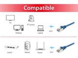 EAN 4015867204443 - Equip 606211 cable de red Azul 30 m Cat6a S/FTP (S-STP) imagen 3