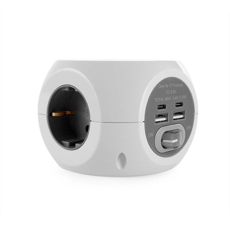 EAN 8435568403550 - Orbegozo EN 4500 cargador de dispositivo móvil Universal Gris, Blanco Corriente alterna Cargador inalámbr imagen 2