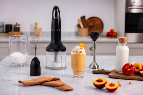 EAN 8017709343774 - Smeg HBF03BLEU licuadora Batidora de inmersión 700 W Negro imagen 10