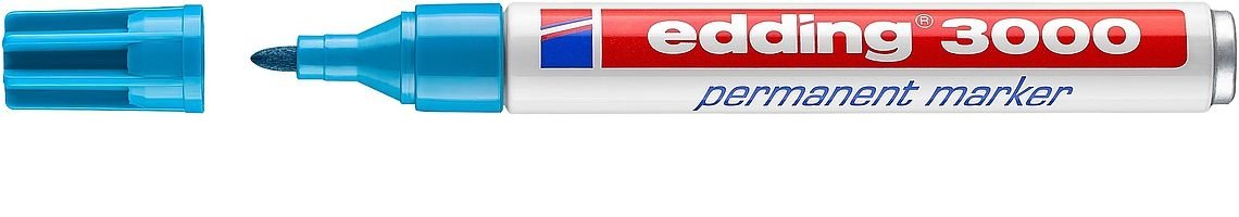Edding Marcador Permanente 3000 Azul Claro