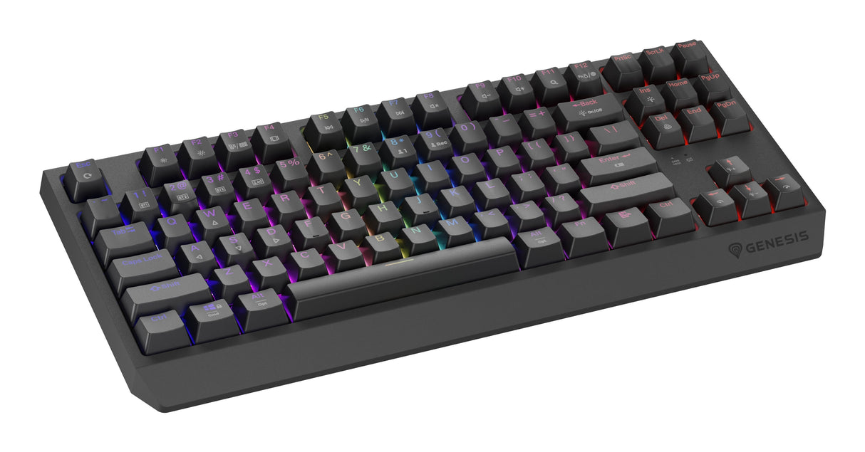 Genesis Thor 230 Tkl Wireless Czarna Rgb Outemu Silent Lemon