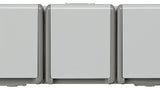 Siemens 5ub4731 Delta Schuko-Steckdose Flche Ip44 Ap Dgr Hgr 3-Fach Waagrecht