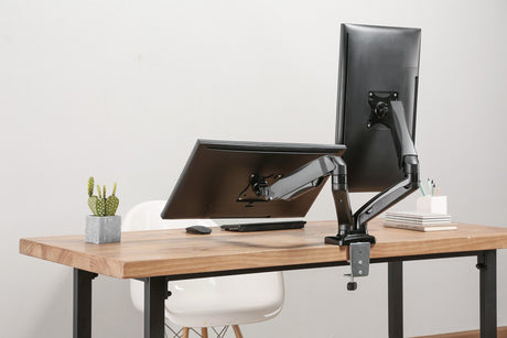 EAN 766623462501 - Manhattan 462501 soporte para monitor 81,3 cm (32") Escritorio Negro imagen 12
