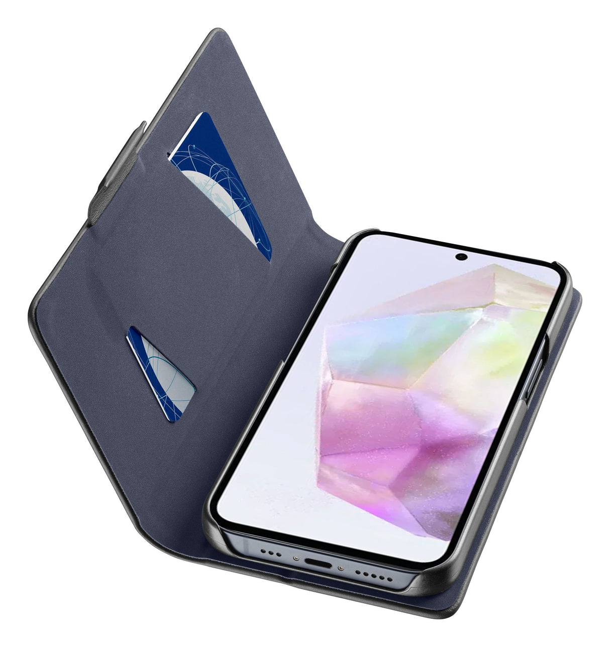 EAN 8018080492808 - Cellularline 8018080492808 funda para teléfono móvil 16,8 cm (6.6") Folio Negro imagen 2