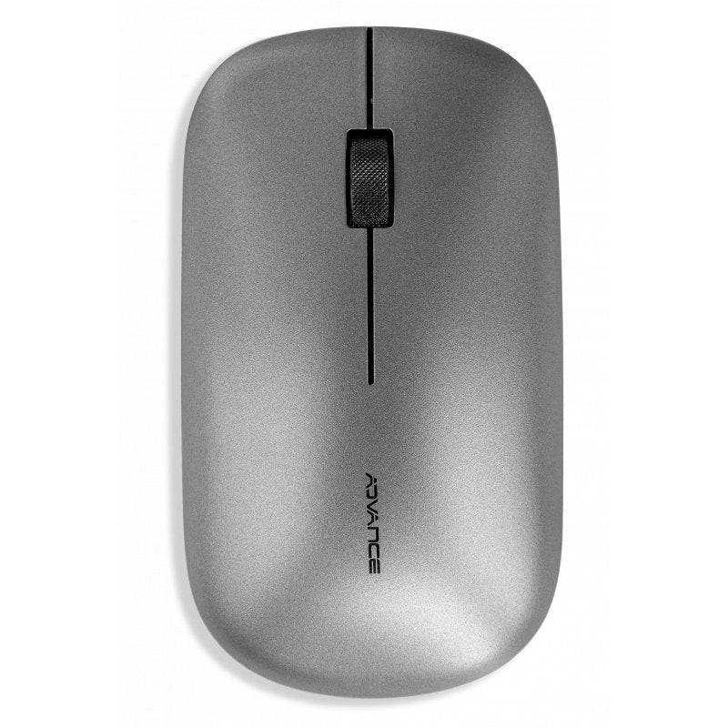 Ratón Inalámbrico Advance Slimfit (Gris)
