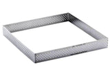 De Buyer Perforated Stainless Steel Square Tart Form 15cm (3099 21) Debuyer21) Debuyer 21)