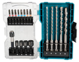 Makita E-07026 - Juego De Brocas Y Brocas (18 Piezas)  E-07026