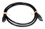 Roline Rm Usb 3.2 Gen 1 Cable, A-C, St St, Schwarz, 1 M