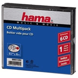 Hama Cd-Multipack 6 6 Discos Transparente