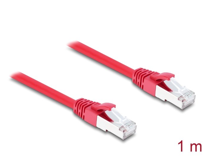 Delock Rj45 Cable De Red Cat.6a S Ftp 1 M Rojo