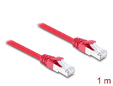 Delock Rj45 Cable De Red Cat.6a S Ftp 1 M Rojo