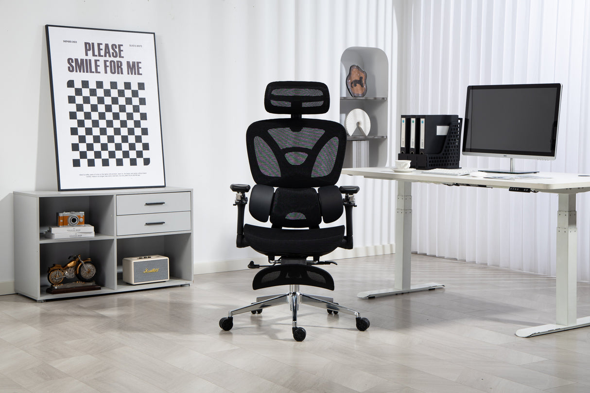 EAN 5901443391562 - Activejet YK848 BK silla de oficina y de ordenador Asiento de malla Respaldo de malla imagen 48