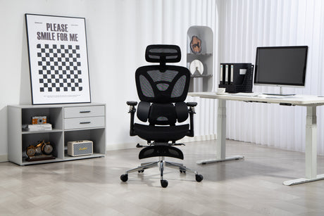 EAN 5901443391562 - Activejet YK848 BK silla de oficina y de ordenador Asiento de malla Respaldo de malla imagen 48