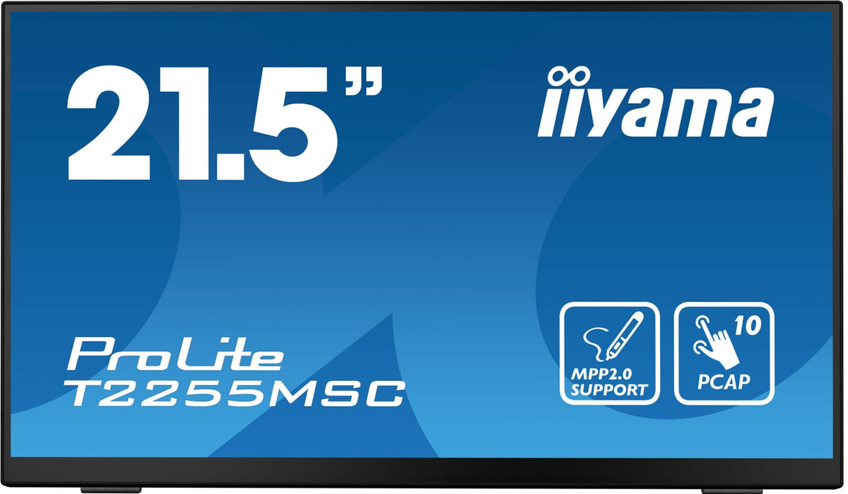 Monitor Iiyama 54.5cm 21,5" T2255msc-B1 16:9 M-Touch Hdmi+Usb Ips Retail