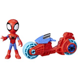 Hasbro Marvel Spidey And His Amazing Friends Spidey Figura Con Vehículo F74595x0