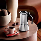 Cafetera Italiana Bialetti Venus 0,23 L Negro, Acero Inoxidable