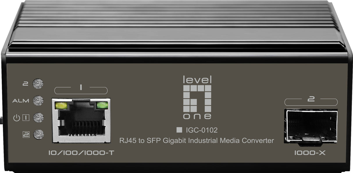 Convertidor Levelone Rj45 A Sfp Gigabit Industrialmedia