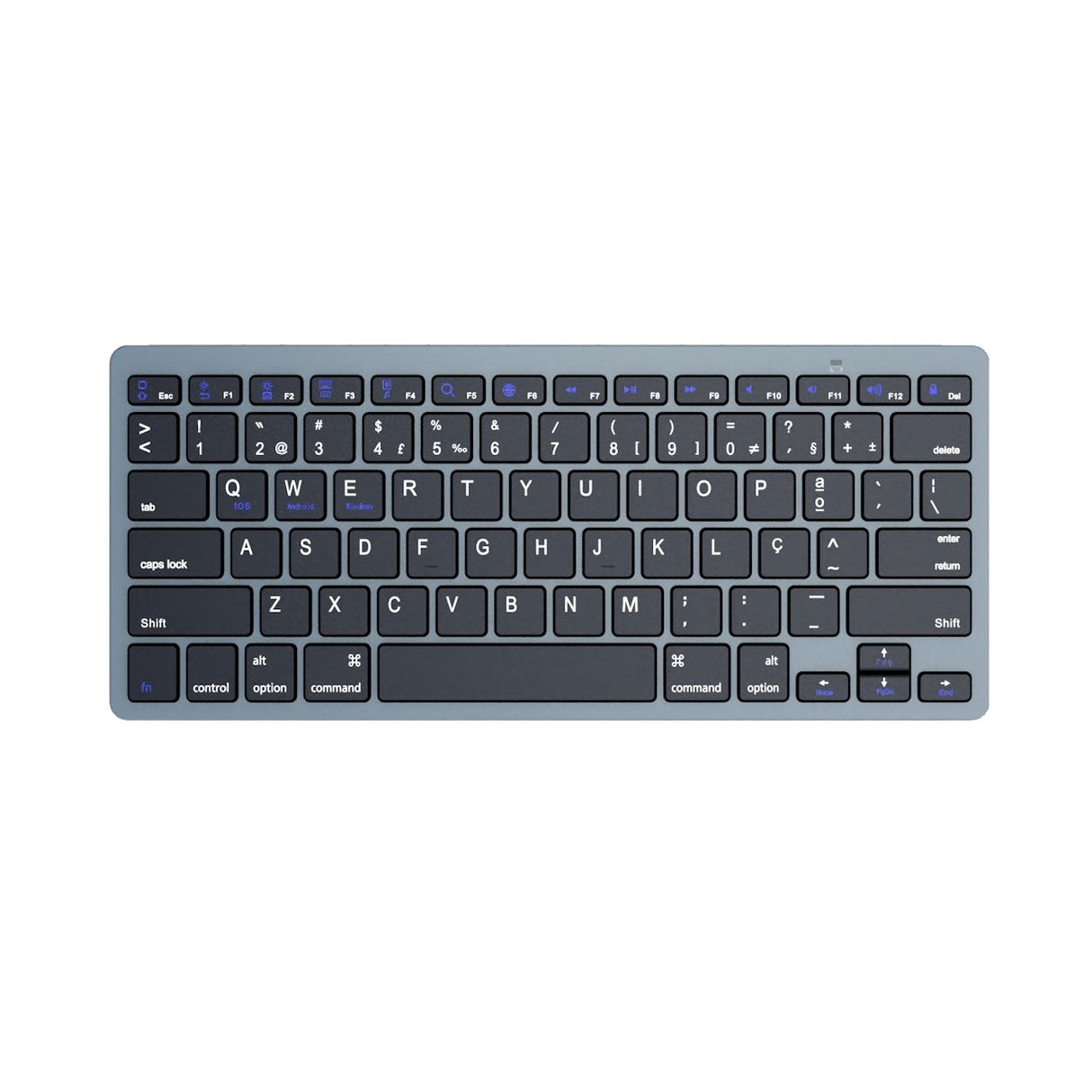 Ewent Teclado De Viaje - Modo Ahorro De Energia - Bluetooth 3.0 - Disposicion Portuguesa Qwerty Pt - 2x Bateria Aaa