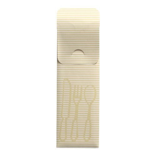 Papstar Bestecktaschen 7,3 X 23,5 Cm Creme