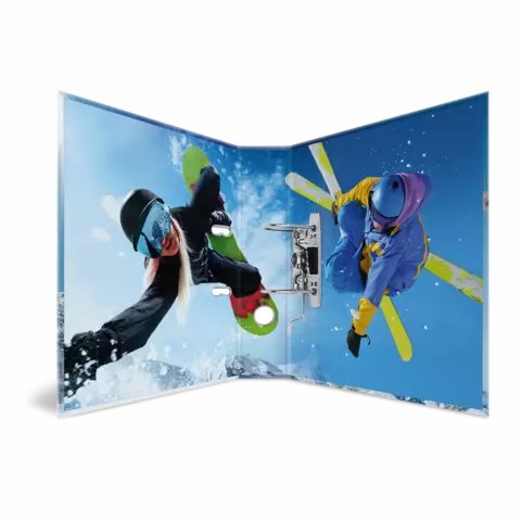 Carpeta Herma A4 De Cartón Deportes De Invierno