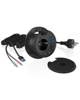 EAN 4250078171430 - ICY BOX IB-HUB1430-CR toma de corriente Negro imagen 2