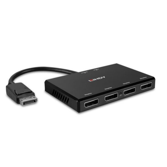 EAN 4002888384315 - Lindy 38431 hub de interfaz DisplayPort Negro imagen 1